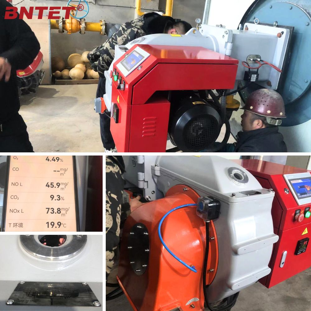 通化六吨燃烧机安装调试完成